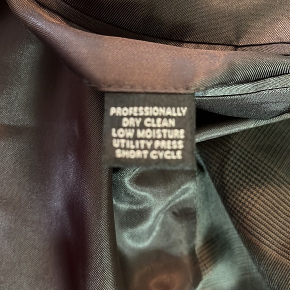 JOS A BANK Size 44S Brown Classic Plaid 100% Wool  Blazer Sport-jacket $349 NEW - Picture 12 of 16